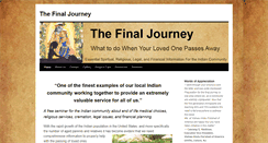 Desktop Screenshot of finaljourneyseminars.com