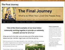 Tablet Screenshot of finaljourneyseminars.com